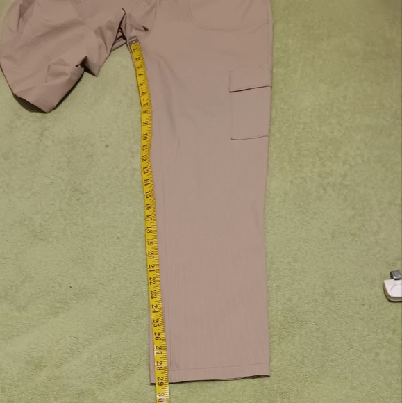 Thrive Societe Everyday Yoga Cargo Pants Women Zipp Pockets SzXS Tan - Picture 13 of 16